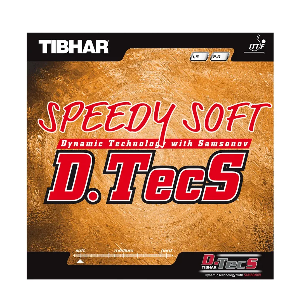TIBHAR Belag SPEEDY SOFT D.TecS (rot, 2,0)