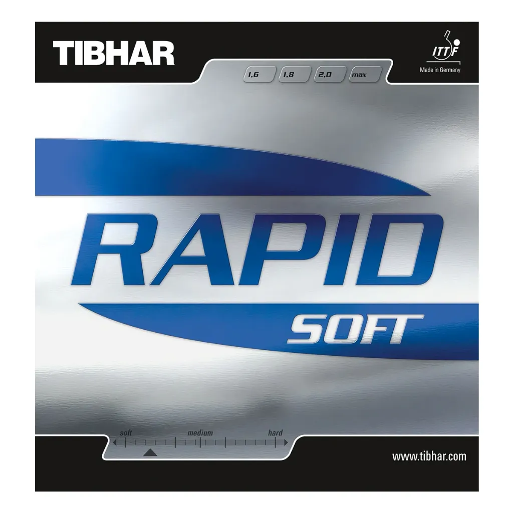 TIBHAR Belag RAPID SOFT (rot, 1,6)