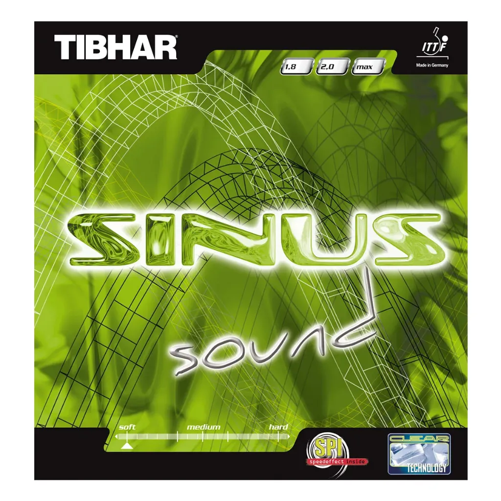 TIBHAR Belag SINUS SOUND (rot, 1,8)