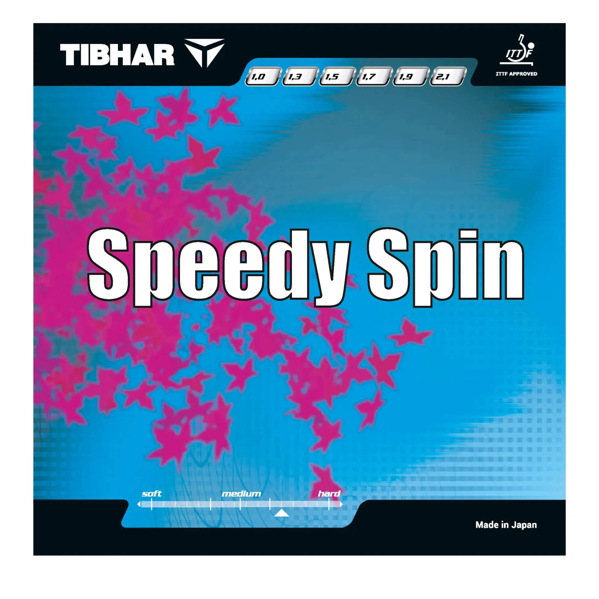 TIBHAR Belag SPEEDY SPIN (rot, 1,0)