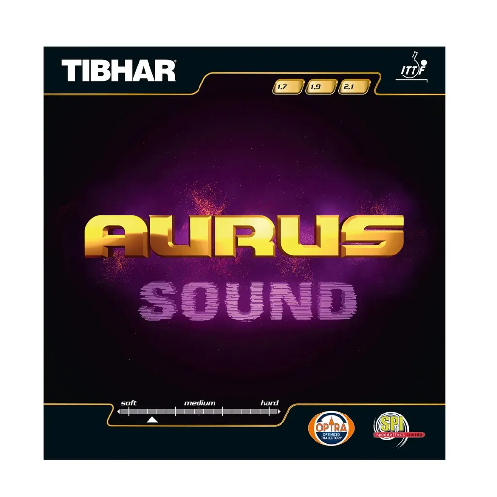 TIBHAR Belag AURUS SOUND (rot, 1,7)