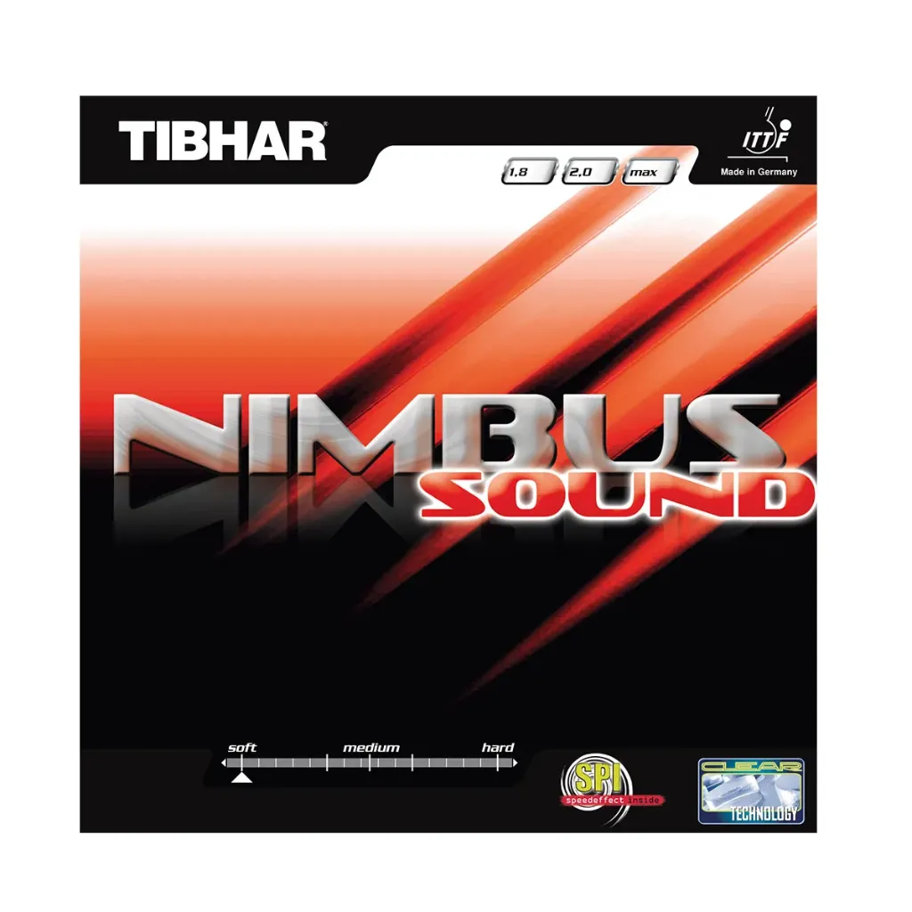TIBHAR Belag NIMBUS SOUND (rot, 1,8)