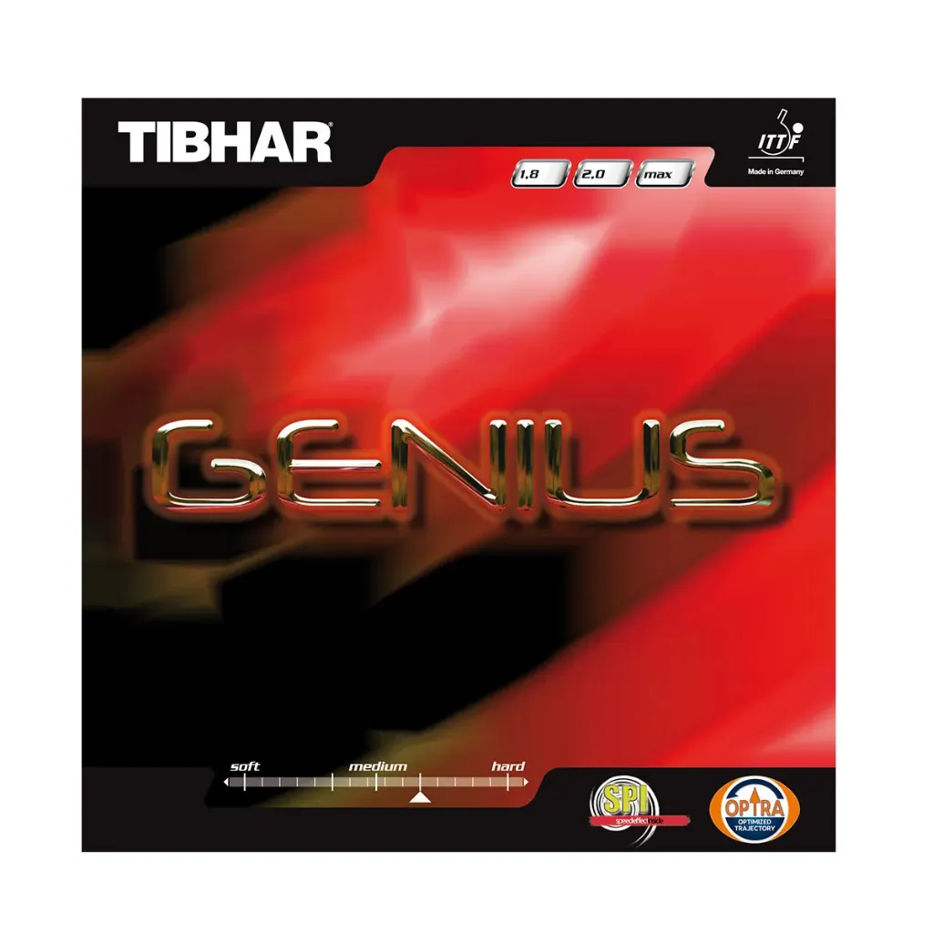 TIBHAR Belag GENIUS (rot, 1,8)