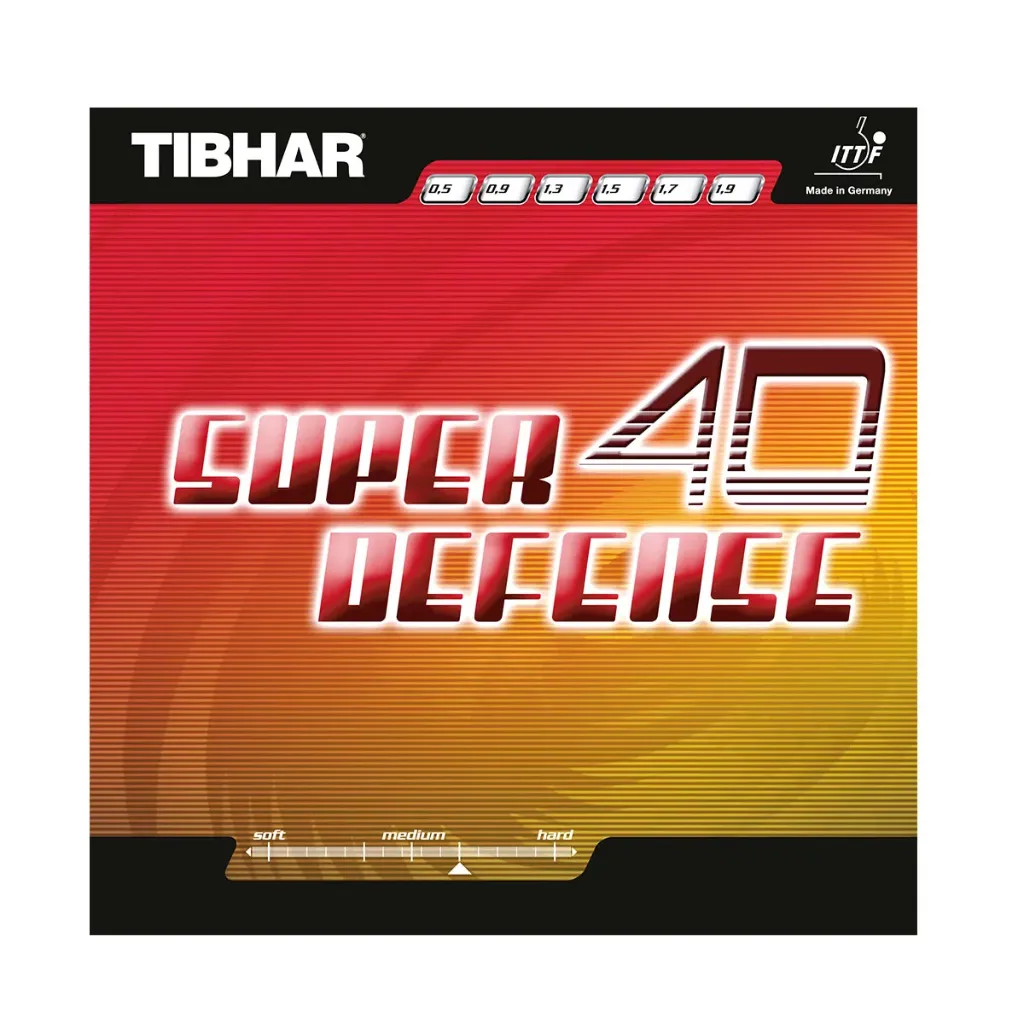 TIBHAR Belag SUPER DEFENSE 40 (rot, 1,3)