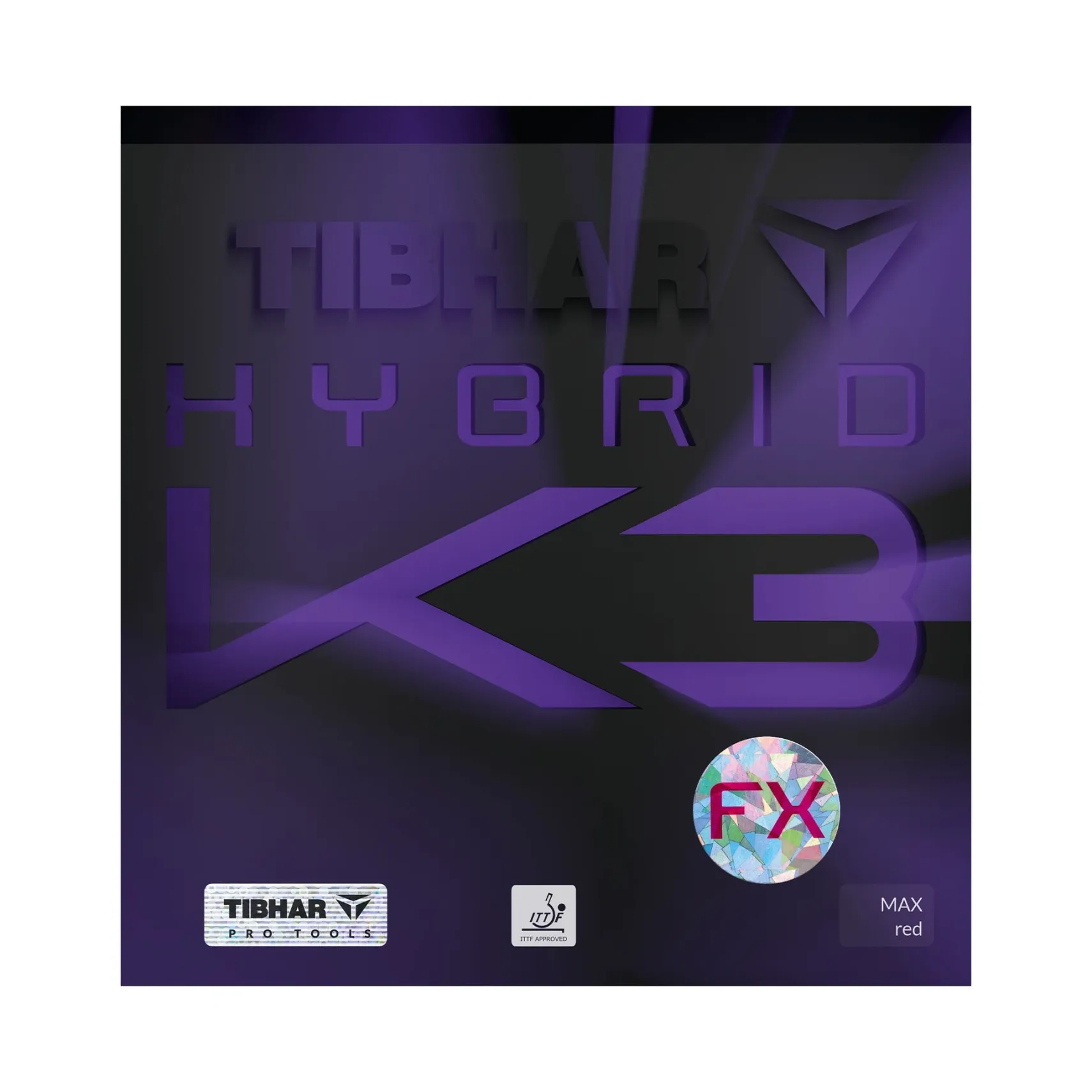 TIBHAR Belag HYBRID K3 FX (rot, 1,8)